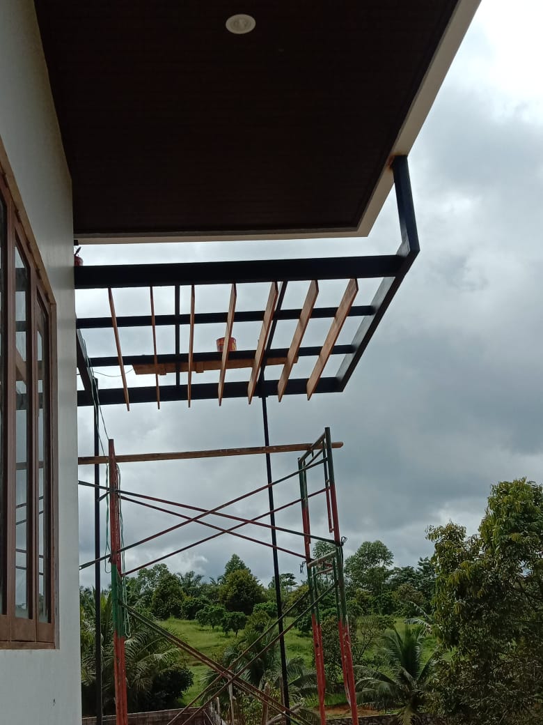 kanopi kaca ngabang - Dokumentasi Proyek